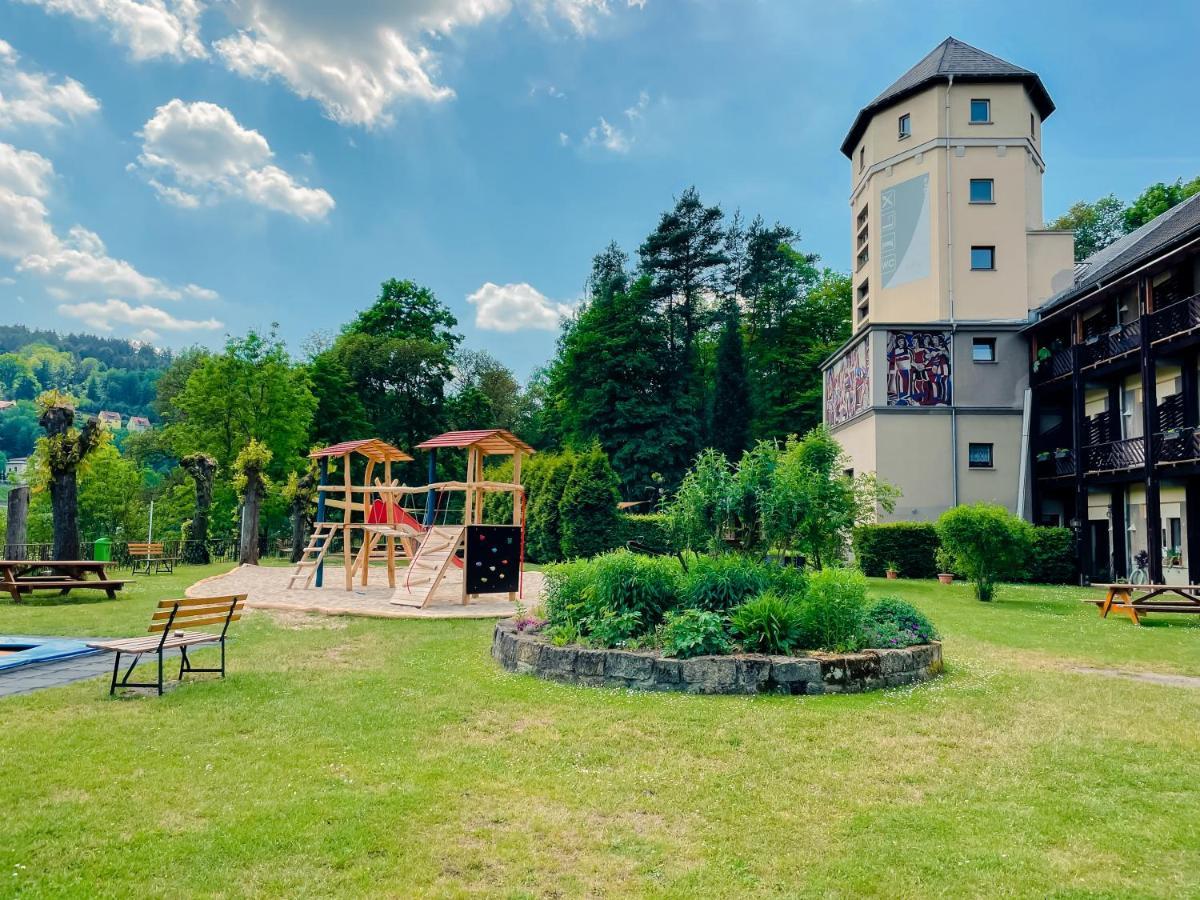 Aktiv-Hotel Stock & Stein Konigstein an der Elbe Exterior photo